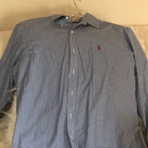Mens Polo button up dress shirt